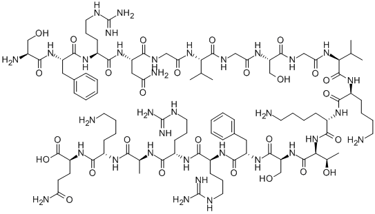H-SER-PHE-ARG-ASN-GLY-VAL-GLY-SER-GLY-VAL-LYS-LYS-THR-SER-PHE-ARG-ARG-ALA-LYS-GLN-OH CAS#: 412938-75-1