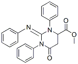 Hexahydro-6-oxo-1,3-diphenyl-2-(phenylimino)-4-pyrimidinecarboxylic acid methyl ester CAS#: 56630-79-6