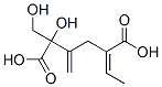 Hexanedioic acid, 5-ethylidene-2-hydroxy-2-(hydroxymethyl)-3-methylene - CAS#: 511-57-9