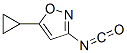 Isoxazole, 5-cyclopropyl-3-isocyanato- (9CI) CAS#: 55809-59-1