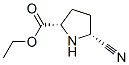 L-Proline, 5-cyano-, ethyl ester, (5R)- (9CI) CAS#: 435274-89-8
