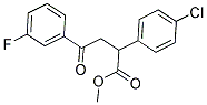 METHYL 2-(4-CHLOROPHENYL)-4-(3-FLUOROPHENYL)-4-OXOBUTANOATE CAS#: 478260-87-6