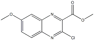 METHYL 3-CHLORO-7-METHOXYQUINOXALINE-2-CARBOXYLATE CAS#: 59956-08-0