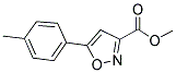 METHYL 5-(4-METHYLPHENYL)ISOXAZOLE-3-CARBOXYLATE CAS#: 517870-14-3