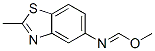 Methanimidic acid, N-(2-methyl-5-benzothiazolyl)-, methyl ester (9CI) CAS#: 401936-09-2