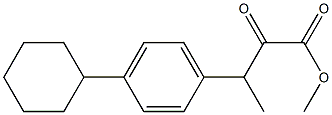 Methyl 3-(4-cyclohexylphenyl)-2-oxobutanoate CAS#: 58869-37-7