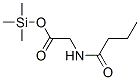 N-(1-Oxobutyl)glycine trimethylsilyl ester CAS#: 55493-97-5