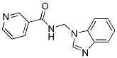 N-(1H-benzimidazol-1-ylmethyl)-3-pyridinecarboxamide CAS#: 404965-38-4