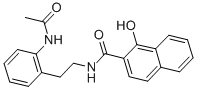 N-(2-ACETAMIDOPHENETHYL)-1-HYDROXY-2-NAPHTHAMIDE CAS#: 5254-41-1