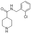 N-(2-CHLOROBENZYL)PIPERIDINE-4-CARBOXAMIDE CAS#: 429631-11-8