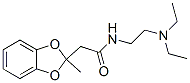 N-(2-Diethylaminoethyl)-2-methyl-1,3-benzodioxole-2-acetamide CAS#: 50836-22-1