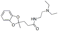 N-(2-Diethylaminoethyl)-2-methyl-1,3-benzodioxole-2-propionamide CAS#: 50836-28-7