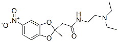 N-(2-Diethylaminoethyl)-2-methyl-5-nitro-1,3-benzodioxole-2-acetamide CAS#: 50836-11-8