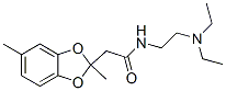 N-(2-Diethylaminoethyl)-2,5-dimethyl-1,3-benzodioxole-2-acetamide CAS#: 50836-29-8