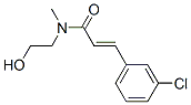 N-(2-Hydroxyethyl)-N-methyl-3-(3-chlorophenyl)propenamide CAS#: 43196-34-5