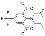 N-(2-Methyl-2-propenyl)-2,6-dinitro-N-propyl-4-trifluoromethylaniline CAS#: 57801-46-4