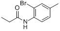 N-(2-bromo-4-methylphenyl)propanamide CAS#: 5285-53-0