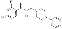 N-(2,4-DIFLUOROPHENYL)-2-(4-PHENYLPIPERAZINYL)ETHANAMIDE CAS#: 477320-16-4