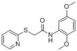N-(2,5-DIMETHOXYPHENYL)-2-(2-PYRIDINYLSULFANYL)ACETAMIDE CAS#: 444165-07-5
