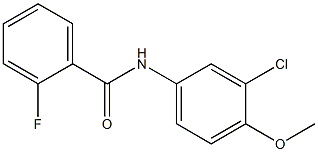 N-(3-Chloro-4-Methoxyphenyl)-2-fluorobenzaMide, 97% CAS#: 415943-80-5
