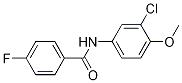 N-(3-Chloro-4-Methoxyphenyl)-4-fluorobenzaMide, 97% CAS#: 423735-68-6