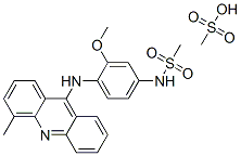 N-(3-Methoxy-4-((4-methyl-9-acridinyl)amino)phenyl)methanesulfonamide monomethanesulfonate CAS#: 51963-58-7