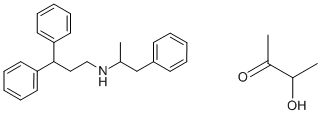 N-(3,3-DIPHENYLPROPYL)-ALPHA-METHYLPHENETHYLAMIN LACTATE SALT CAS#: 69-43-2