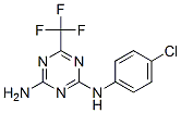 N-(4-Chlorophenyl)-6-(trifluoromethyl)-1,3,5-triazine-2,4-diamine CAS#: 53387-70-5