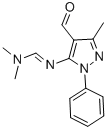 N'-(4-FORMYL-3-METHYL-1-PHENYL-1H-PYRAZOL-5-YL)-N,N-DIMETHYLIMINOFORMAMIDE CAS#: 58668-41-0