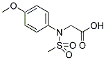 N-(4-METHOXYPHENYL)-N-(METHYLSULFONYL)GLYCINE CAS#: 425616-70-2