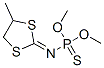 N-(4-Methyl-1,3-dithiolan-2-ylidene)phosphoramidothioic acid O,O-dimethyl ester CAS#: 5166-62-1