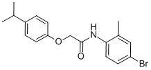 N-(4-bromo-2-methylphenyl)-2-(4-isopropylphenoxy)acetamide CAS#: 432496-28-1