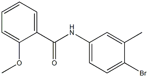 N-(4-bromo-3-methylphenyl)-2-methoxybenzamide CAS#: 586394-64-1
