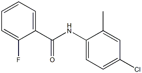 N-(4-chloro-2-methylphenyl)-2-fluorobenzamide CAS#: 459130-69-9