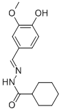 N'-(4-hydroxy-3-methoxybenzylidene)cyclohexanecarbohydrazide CAS#: 443981-64-4