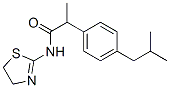 N-(4,5-Dihydrothiazol-2-yl)-2-(4-isobutylphenyl)propionamide CAS#: 59512-32-2