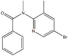 N-(5-Bromo-3-methyl-2-pyridinyl)-N-methylbenzamide CAS#: 446299-80-5