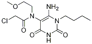N-(6-Amino-1-butyl-2,4-dioxo-1,2,3,4-tetrahydro-pyrimidin-5-yl)-2-chloro-N-(2-methoxy-ethyl)-acetamide CAS#: 571917-24-3