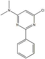 N-(6-chloro-2-phenyl-4-pyrimidinyl)-N,N-dimethylamine CAS#: 58514-86-6