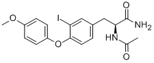 N-ACETYL-3-IODO-4-(4-METHOXYPHENOXY)-L-PHENYLALANINE AMIDE CAS#: 59302-20-4