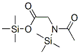 N-Acetyl-N-(trimethylsilyl)glycine trimethylsilyl ester CAS#: 55124-99-7