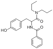 N-Benzoyl-DL-tyrosil-N',N'-dipropylamide CAS#: 57227-09-5