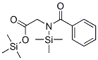 N-Benzoyl-N-(trimethylsilyl)glycine (trimethylsilyl) ester CAS#: 55133-85-2