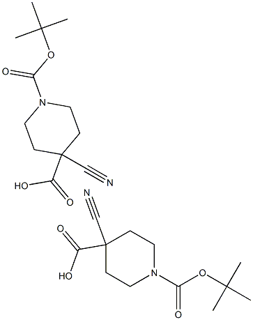 N-Boc-4-cyanopiperidine-4-carboxylic acid/1-(tert-butoxycarbonyl)-4-cyanopiperidine-4-carboxylic acid CAS#: 495415-34-4