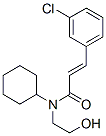 N-Cyclohexyl-N-(2-hydroxyethyl)-3-(3-chlorophenyl)propenamide CAS#: 43196-36-7