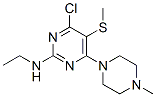 N-Ethyl-4-chloro-6-(4-methylpiperazino)-5-(methylthio)pyrimidin-2-amine CAS#: 55477-17-3