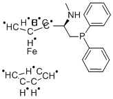 N-Methyl-(S)-1-ferrocenyl-(R)-(2-diphenylphosphino)ethylamine CAS#: 406681-25-2