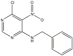 N-benzyl-6-chloro-5-nitro-4-pyrimidinamine CAS#: 54413-44-4