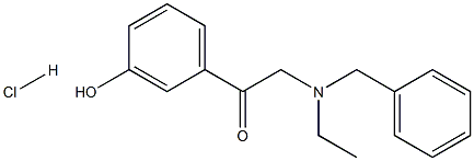 (N-benzyl-N-ethyl)amino-3-hydroxyacetophenone hydrochloride CAS#: 55845-90-4