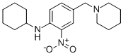 N-cyclohexyl-2-nitro-4-((piperidin-1-yl)methyl)benzenamine CAS#: 509094-05-7